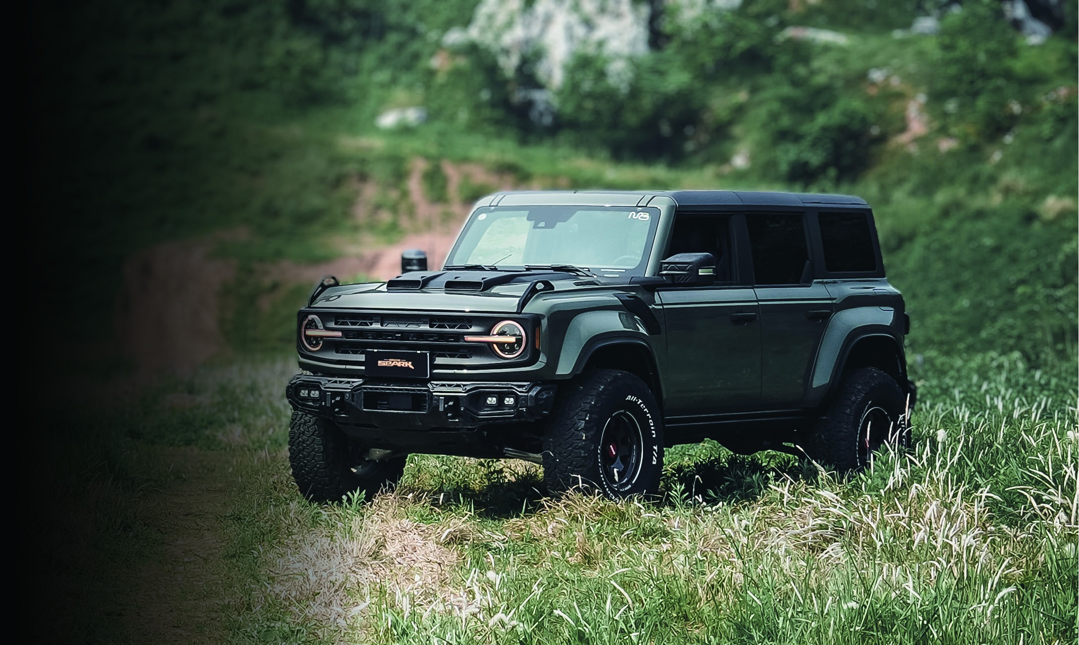 VSTAR SPARK Series Ford Bronco in an off-road landscape